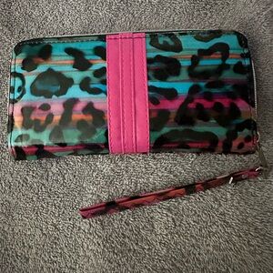 Colorful Leopard Print Wallet